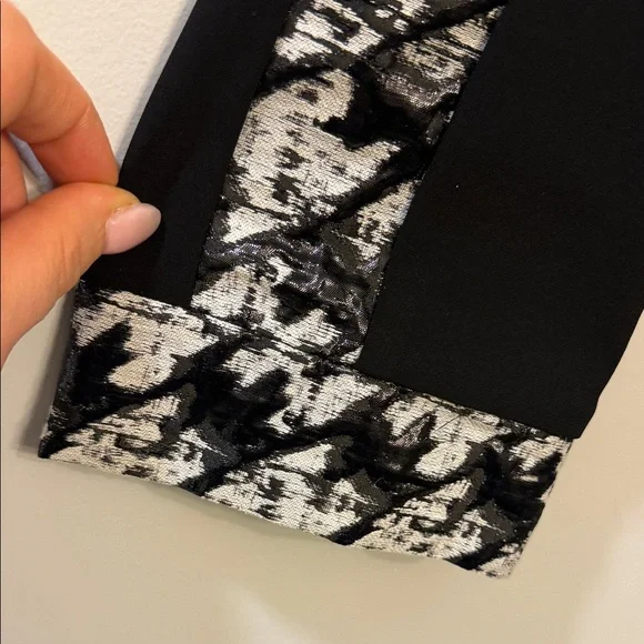 Joseph Ribkoff Black and White Patterned Jacket - Picture 4 of 9